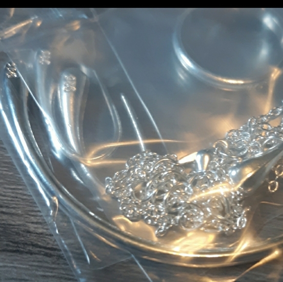 925 Sterling Silver Water Drop Jewelry Set - Picture 6 of 7